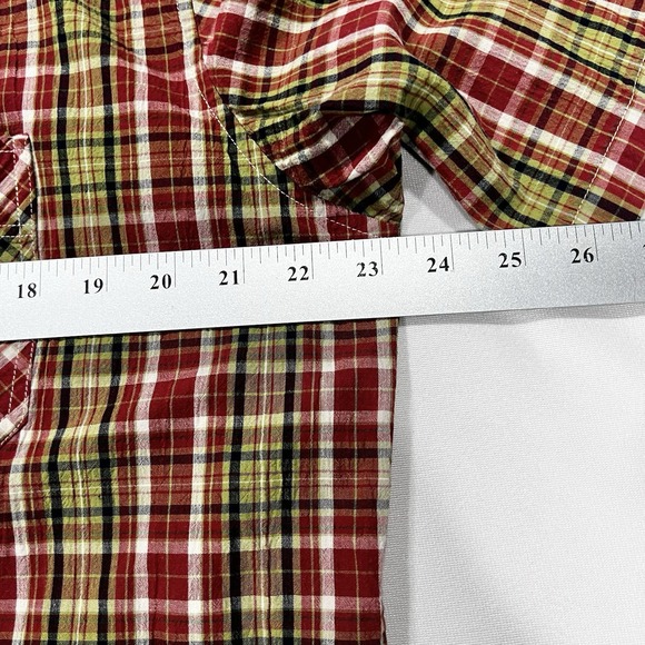 Pendleton Men‎ Button Multicolor Santiam Short Sleeve Lightweight Plaid Sz Large - Picture 8 of 8